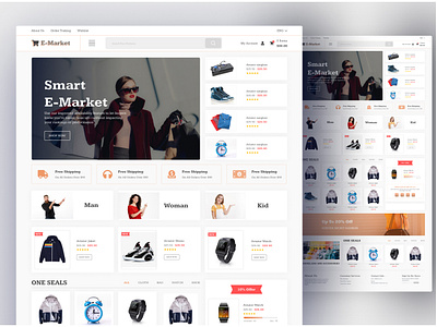 Ecommerce Web UI Design designs, themes, templates and downloadable ...