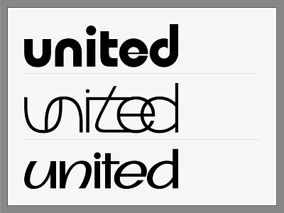 united logotype ideas brand branding lettering logo logotype type typography united