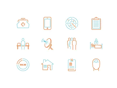 Yodel Health Icon Set doctor healthcare icon icon design icon set illustration medical ui vector