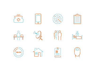Yodel Health Icon Set doctor healthcare icon icon design icon set illustration medical ui vector