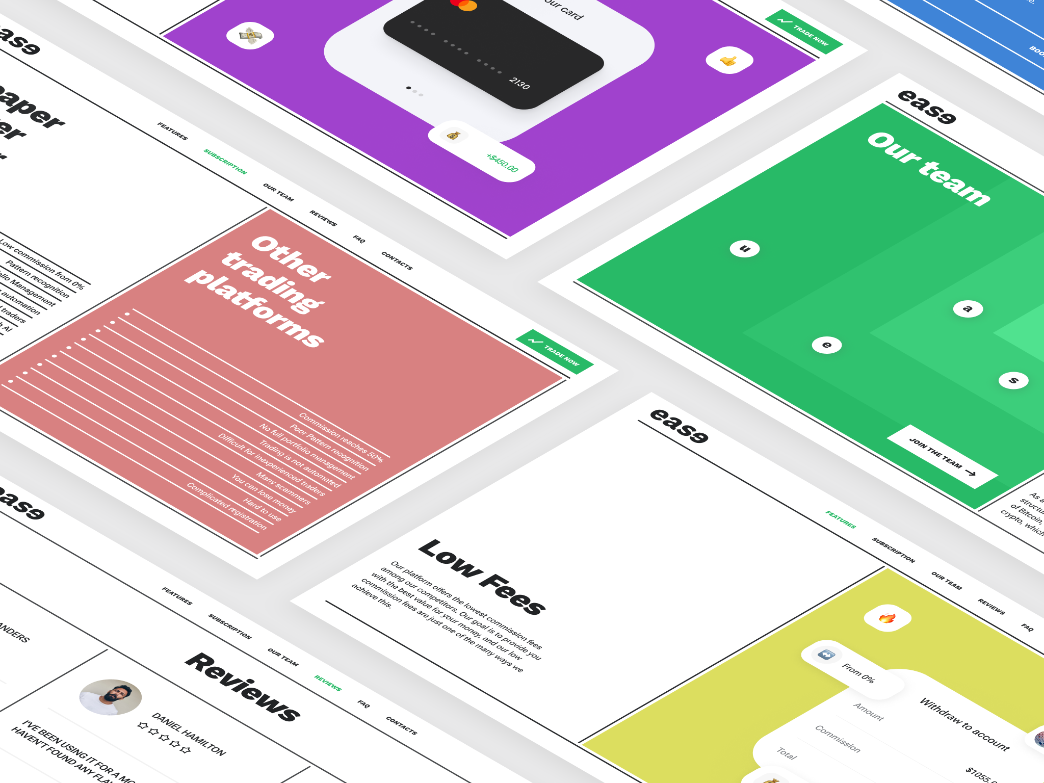 Cryptocurrency exchange platform - landing page ai app branding crypto cryptocurrency design exchange figma graphic design logo platform trading ui ux vector