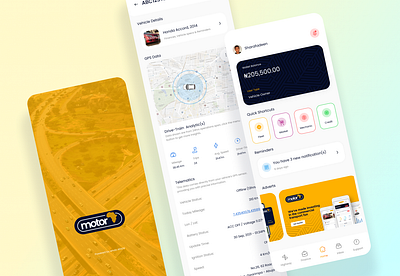 Telemetry features - MotorAfrica mobile app app branding design ui ux