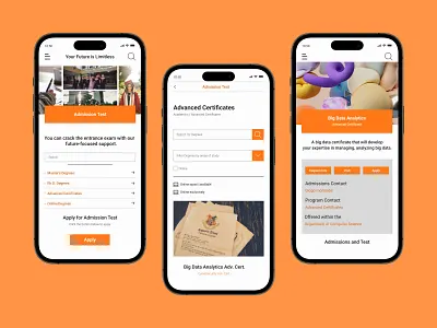 Admission Test Mobile App UI admission admission app admission help admission list admission part admission test app ui educational graduate admission graphic design hsc admission 2023 learning legacy admissions mobile ui motion graphics nbdy admissions lyrics post graduation study swimming ux ui