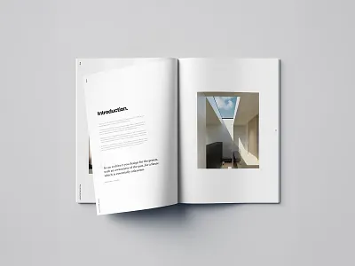 Magazine design brochure design editorial graphic design magazine minimal typography