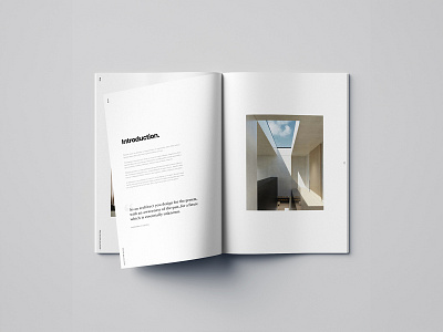 Magazine design brochure design editorial graphic design magazine minimal typography