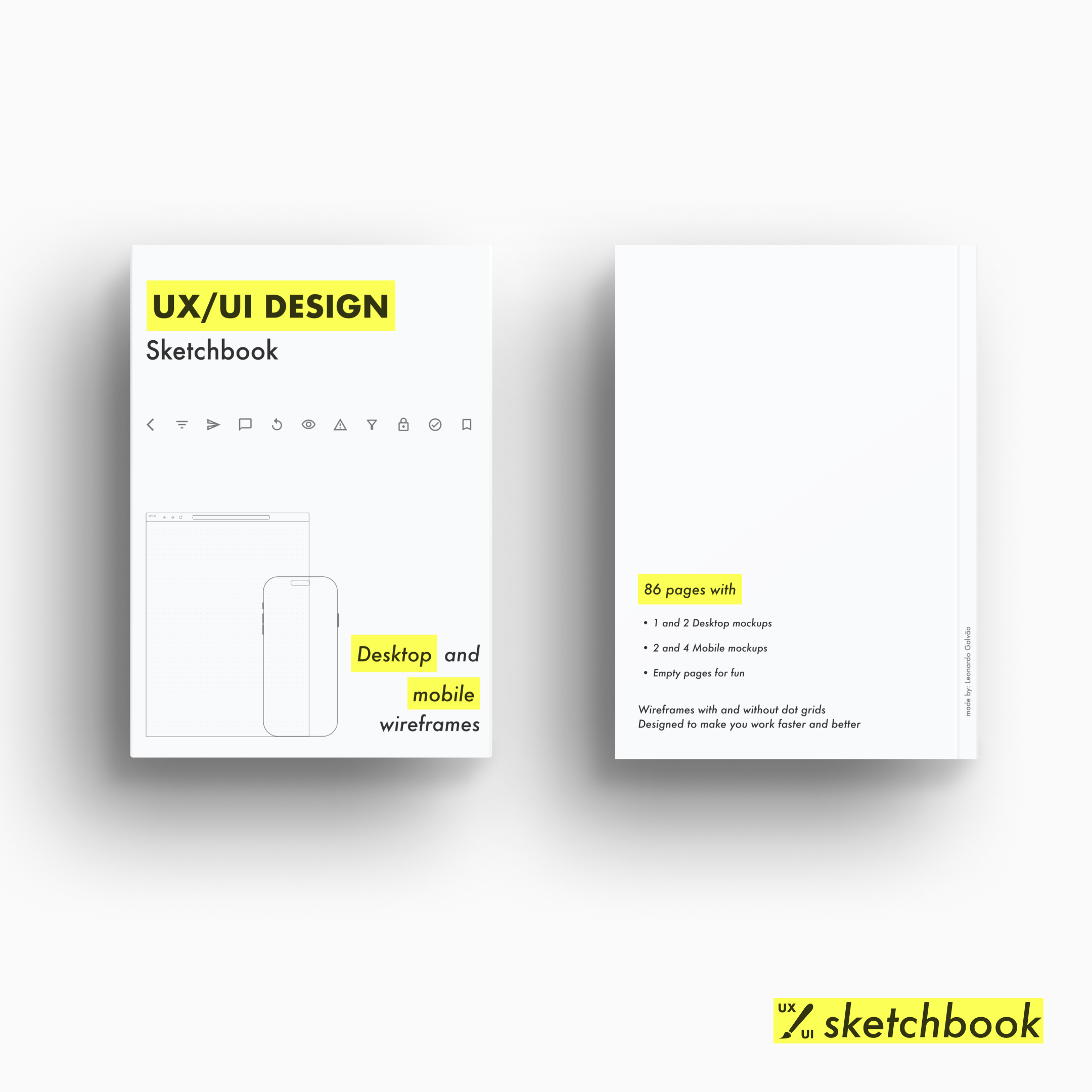 UX/UI Sketchbook project by Leonardo Galvão on Dribbble