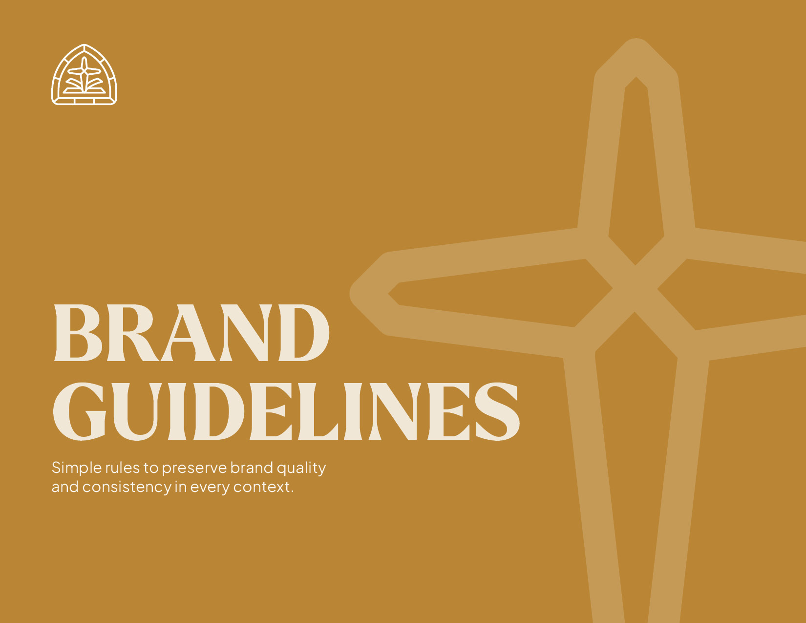 Grace Presbyterian Church Brand Guidelines branding church church branding cross logo design graphic design identity logo