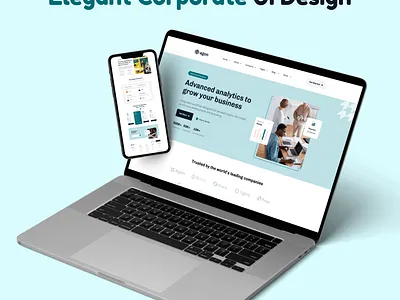Agon Corporate Web UI Design figma graphic design motion graphics productdesign ui uidesign web design