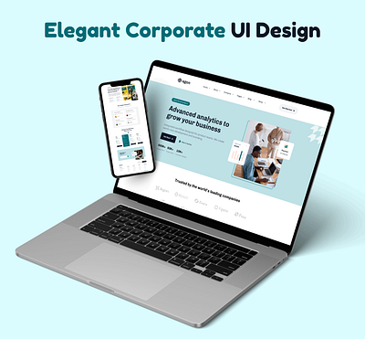 Agon Corporate Web UI Design figma graphic design motion graphics productdesign ui uidesign web design