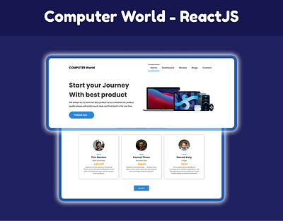 Computer World - ReactJS javascript productdesign reactjs uidesign webui