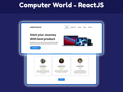 Computer World - ReactJS javascript productdesign reactjs uidesign webui