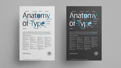 Anatomy of Type design education graphic design interaction poster typography ui ux