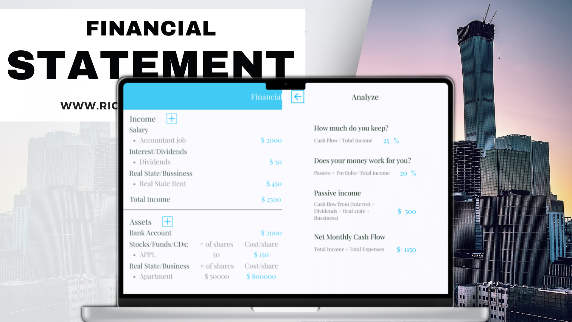 #DailyUI 004 financial statement app dailyui design ui ux