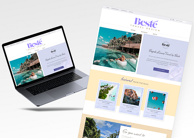 Travel Company Redesign design landing page travel company ui