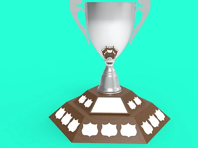 Annual Trophy 3d blender branding cad design graphic design illustration logo rendering solidworks typography ui ux vector