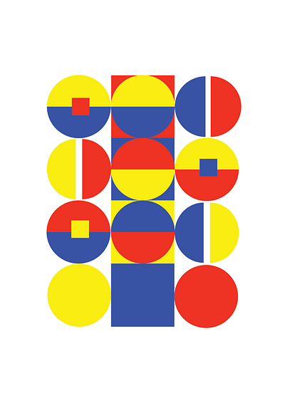 Bauhaus design graphic design illustration minimal typography