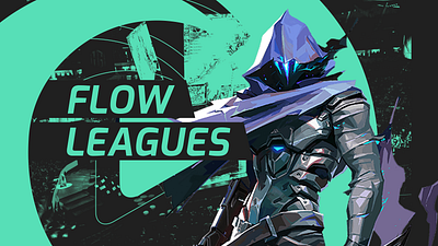 Flow Leagues adobe illustrator adobe photoshop design esports gaming graphic design vector visual identity