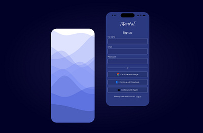 Loader and SignUp page UI animation app app design application dayliui design loader signup ui