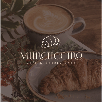 Логотип для кав'ярні "Munchccino" branding design graphic design illustration logo vector