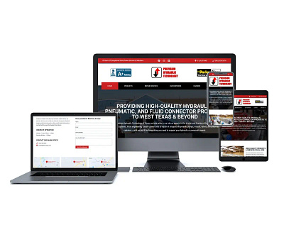 Precision Hydraulic Technology - Graphic Design & Web Design branding graphic design logo marketing responsive website vector web design