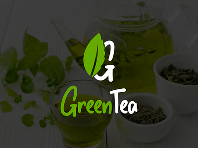 Green Tea Logo branding daun design graphic design green tea green tea logo leaf leaf logo logo logo g logos logotype natural simple logo symbols vector vintages