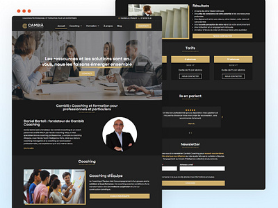 Business Coaching Website branding design elementor graphic design illustration ui web design