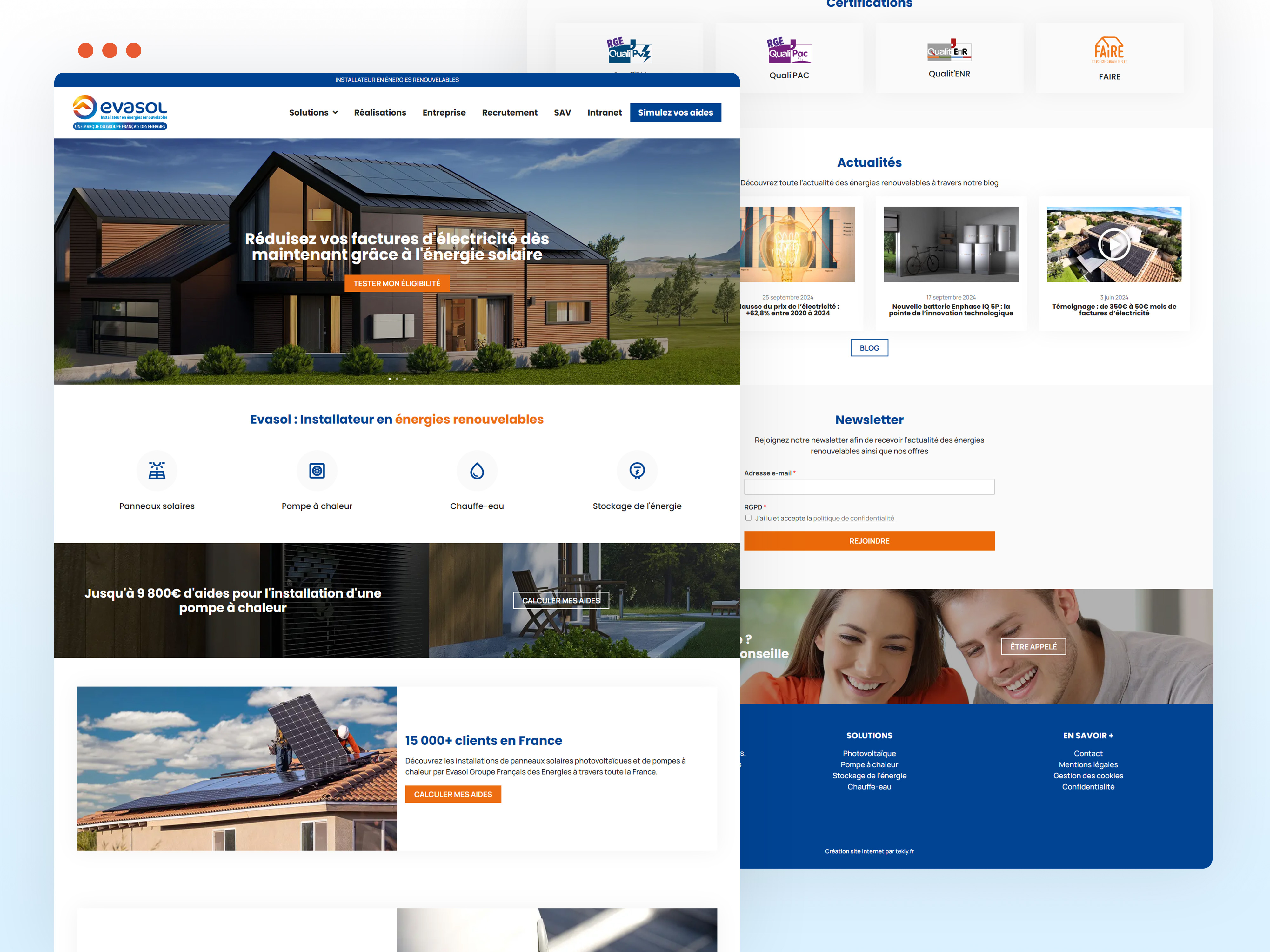 Example of Word Press Website Development