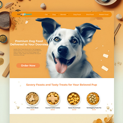 BD PET MART design graphic design illustration inspiration landing page logo ui ui ux uiux design web design