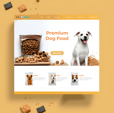 BD PET MART design graphic design illustration inspiration landing page logo ui ui ux uiux design web design