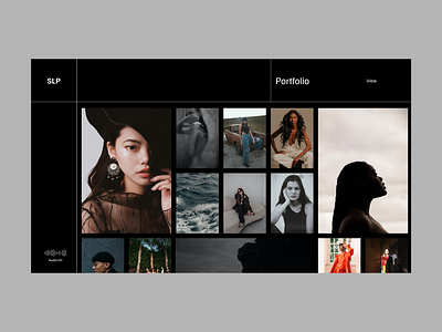 Photographer's website branding design fashion landing photo photographer ui uiux web