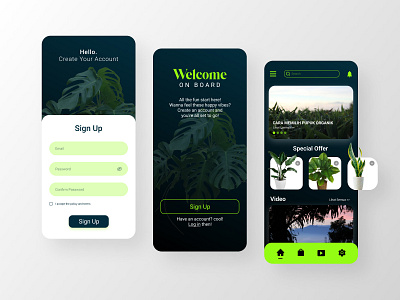 Tanaman - Florist Apps branding graphic design ui