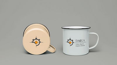 DAIGA logo, branding & website brandbook branding design graphic design illustration logo website
