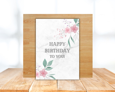 Printable Digital Birthday Card