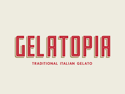 Gelatopia brand identity branding community design gelato graphic design ice cream logo