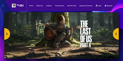 The Last Of Us design graphic design illustration inspiration landing page logo ui ui ux uiux design web design