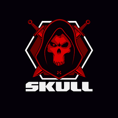 skull animation logo