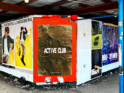 ACTIVE CLUB branding creative direction design graphic design poster print