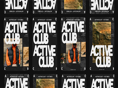 ACTIVECLUB — 002 branding creative direction design graphic design mobile ui web