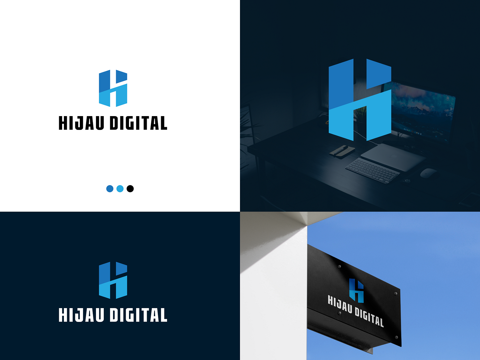Hijau Digital logo.. by graphix_beta on Dribbble