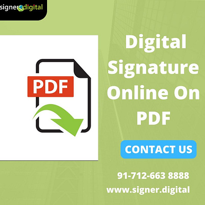 Digital Signature Online On PDF | Signer.Digital