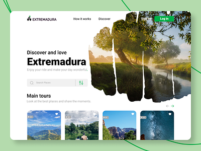 Extremadura Web | Spain branding design restaurant site tourism ui ux web