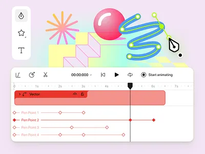 Motion Design Banner Illustration for Artboard Studio Website animation design graphic graphic design illustration motion graphics ui