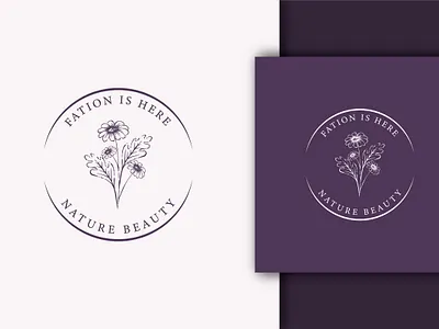 Beauty botanical logo design boho brand branding business fashion logo