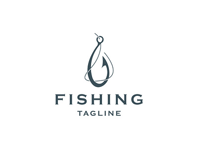 Fishing Logo adventure branding creative design fishing graphic design illustration logo typography vector