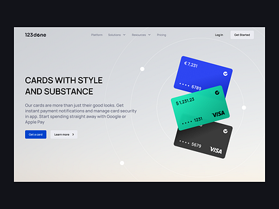 Hero Header 123done clean design figma header hero hero section illustration landing landing page minimalism product design product page ui ui kit universal ui kit (web) web design website