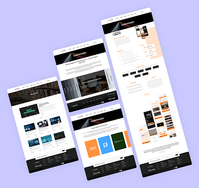 Ijona Technologies Website Redesign branding design ui ux web design