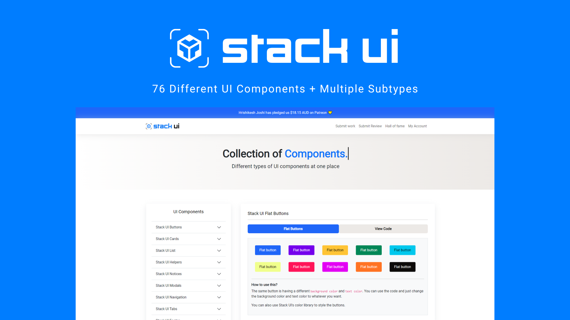 Stack UI Freeform Open UI Library by Kaustubh Shinde on Dribbble