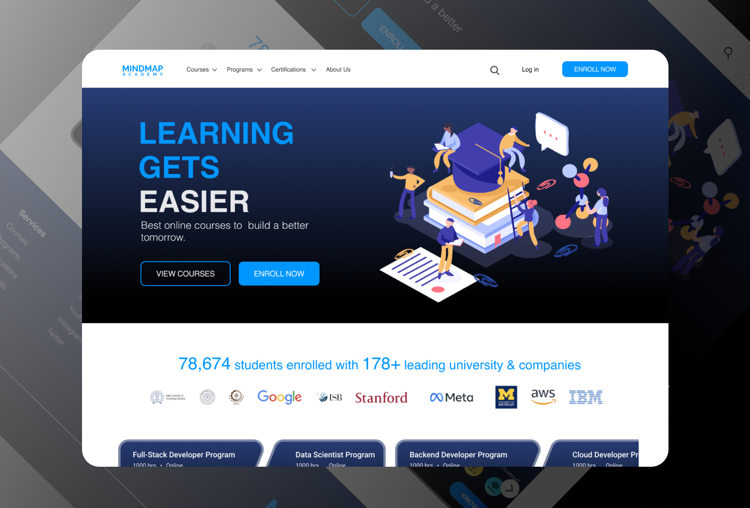 Landing Page by Swarnim Tiwari on Dribbble
