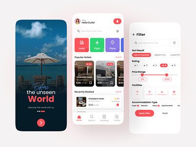 Roamie- Tourist app app design app interface booking dashboard interface ios tour app tourist travel travel app traveller ui uiux ux