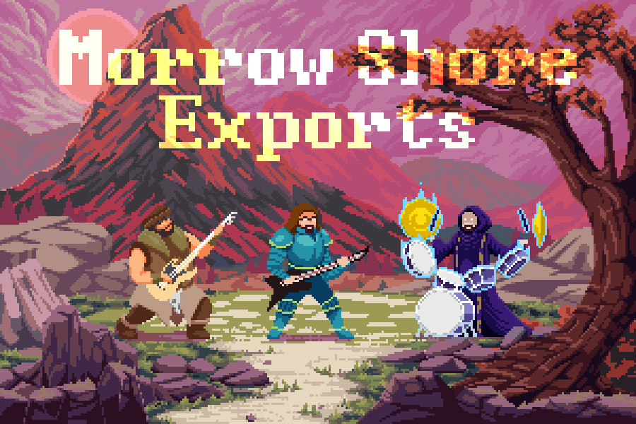 Animated Illustration for a Metal Band animation illustration pixel art